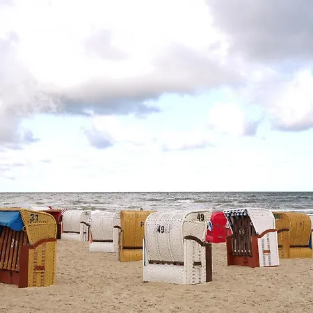 アパート Darssmuschel Dierhagen-strand - Haus 2 オストゼーバート・ディアーハーゲン